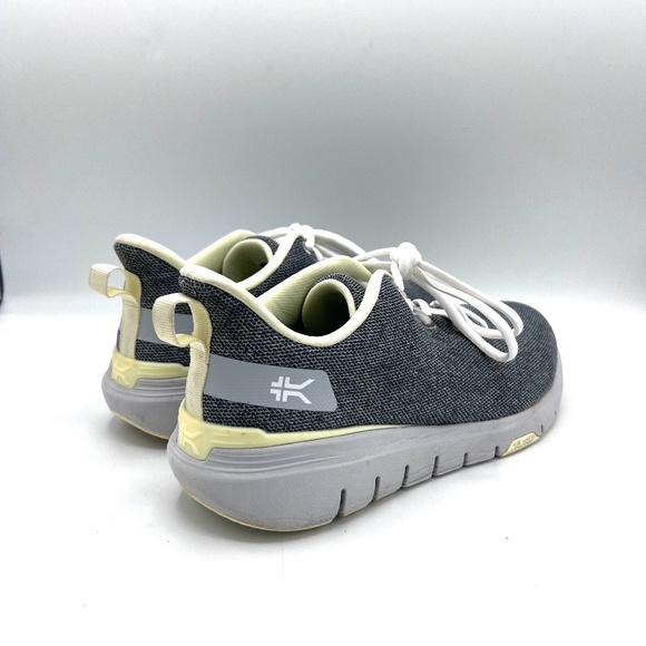 KURU Flex Via Athletic Sneaker Size 9 Wide Dove Gray / Pale Lime (80583) Size 40 - Picture 10 of 15